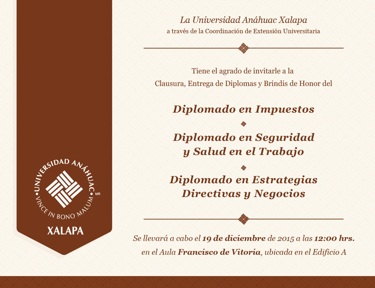 Clausura de Diplomados