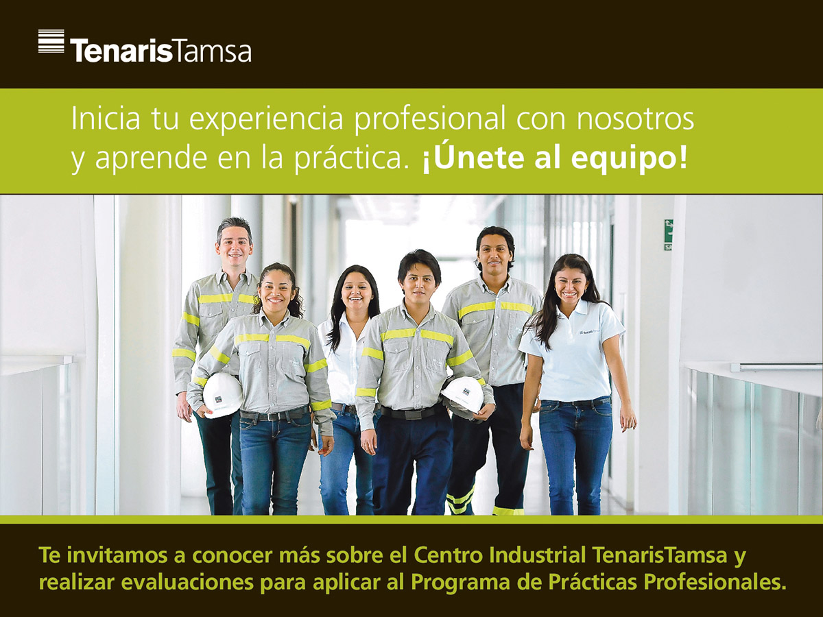 Sesión informativa para prácticas profesionales en TenarisTamsa Sesión informativa para prácticas profesionales en TenarisTamsa