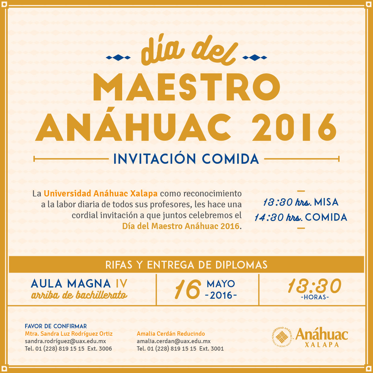 Día del Maestro Anáhuac 2016 Día del Maestro Anáhuac 2016