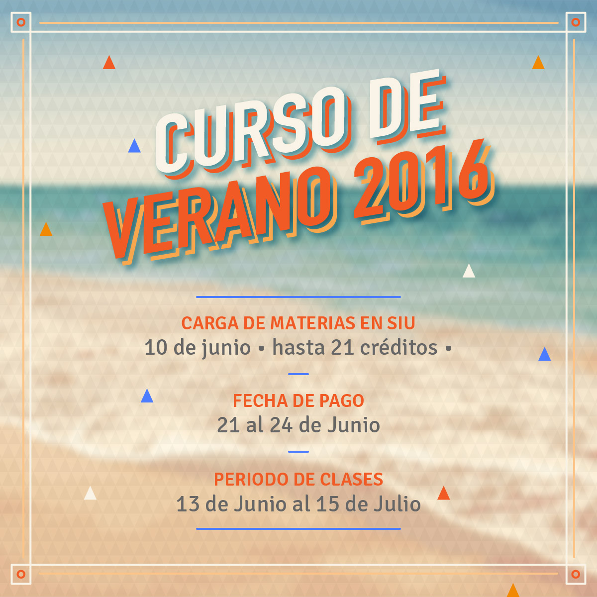 Curso de Verano 2016 Curso de Verano 2016